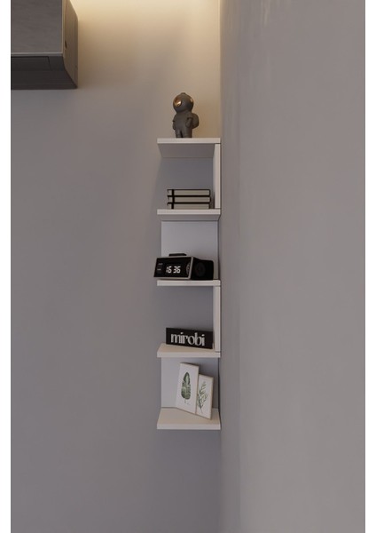 Artix Zigzag Duvar Rafı Beyaz fiyatları