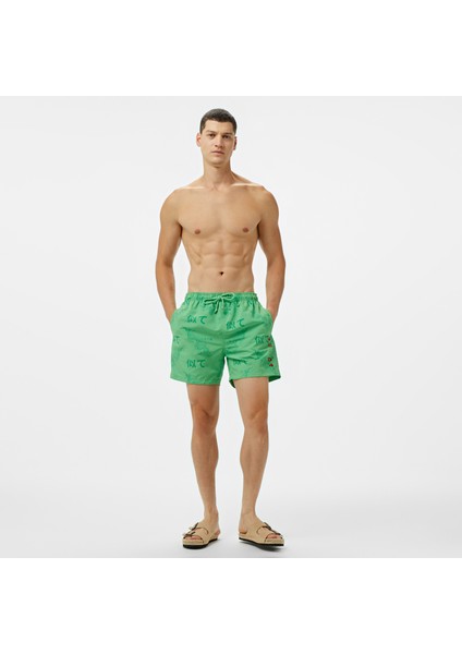 Unıted4 Classic Erkek Yeşil Deniz Şortu