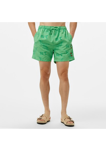 Unıted4 Classic Erkek Yeşil Deniz Şortu modelleri