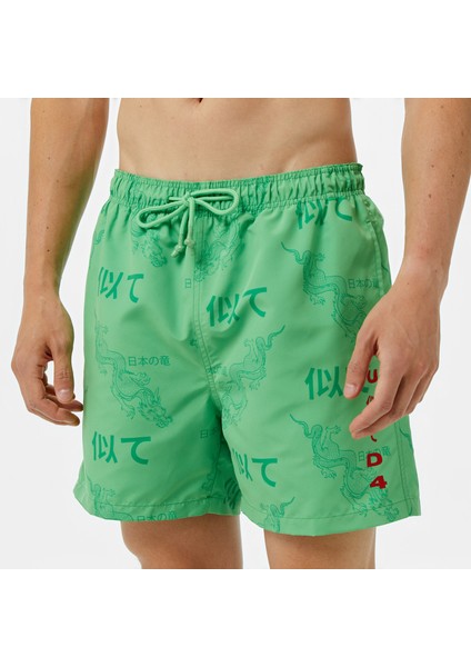 Unıted4 Classic Erkek Yeşil Deniz Şortu fırsatları