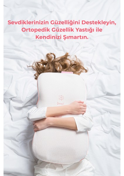 Lotus Beauty Pillow Kırışıklık Önleyici Ortopedik Güzellik Yastığı Ortopedik Yastık Hyaluronik Asit