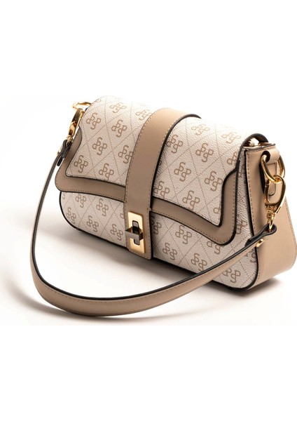 Kadın Çapraz Çanta 1177-46529 Sılver Polo Çapraz Bayan Çantası M178 Bej-Mat Kum indirimleri