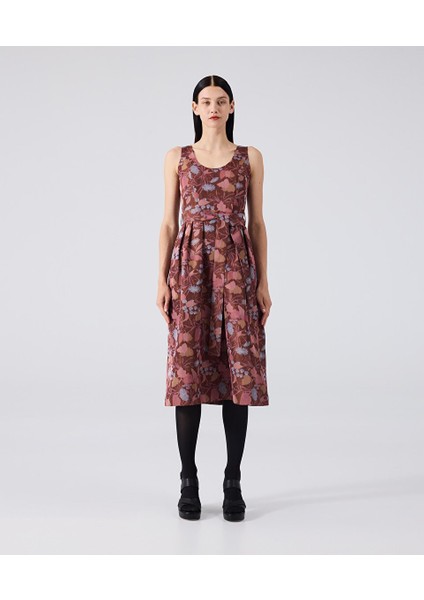 Çiçek Jakarlı Elbise MW6240002054054 fiyatları