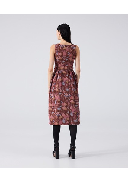 Çiçek Jakarlı Elbise MW6240002054054 fırsatları