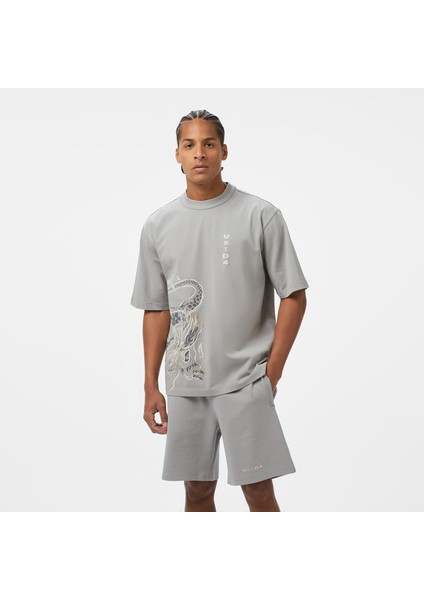 Unıted4 Erkek Gri T-Shirt