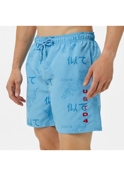 Unıted4 Classic Erkek Mavi Deniz Şortu fırsatları