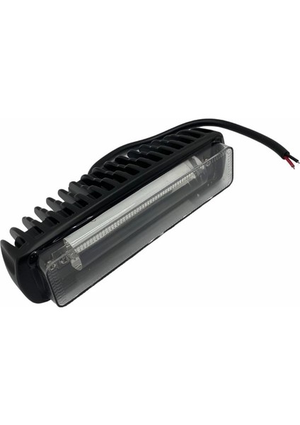 10V-80V LED Spot Lamba Mercekli (Kırmızı Çizgi) (110*44 Mm) Forklift Güvenlik Çizgi