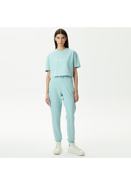 Unıted4 1.0 Essentials Kadın Mavi Crop T-Shirt modelleri