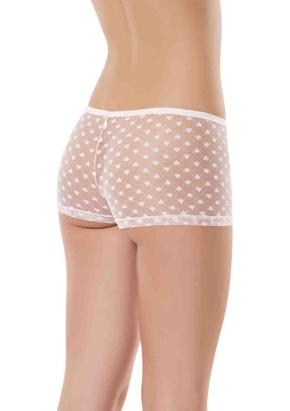 Anıt Lingerie Anıt 3753 Asorti Karışık Renkli 5 Adet Kadın Kalpli Şort Külot