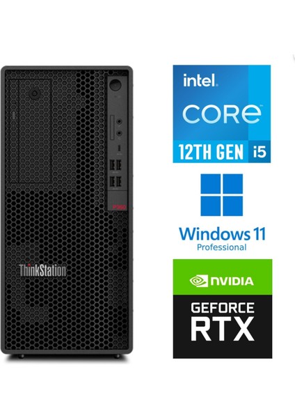 Thinkstation P360 I5-12600K 32GB 512GB SSD + 1tb HDD Rtx A2000 12GB Windows 11 Pro – 2 Yıl Lenovo Türkiye Garantili