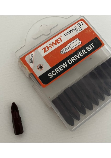 Pz2 Bits - Tornavida Takma Uç 25 MM