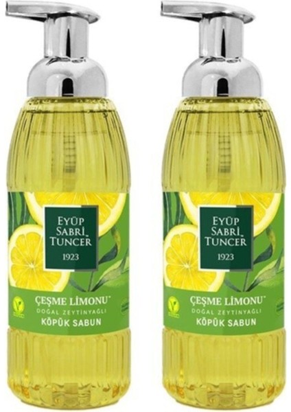 Zeytinyağlı Çeşme Limon Köpük Sabun 500 ml x 2 Adet