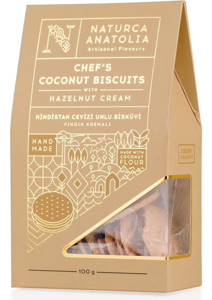 Naturca Fındık Kremalı Bisküvi 100G