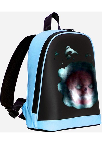 Mini Smart Bag Mavi LED Ekranlı Sırt Çantası, Motorcu Çantası fiyatları