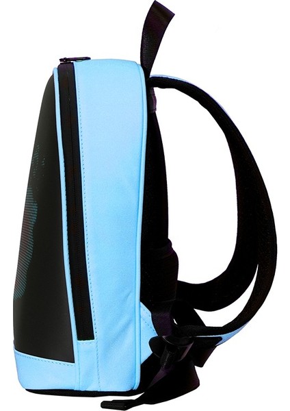 Mini Smart Bag Mavi LED Ekranlı Sırt Çantası, Motorcu Çantası indirimleri