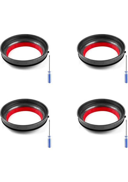 V10 SV12 Elektrikli Süpürge Için 4x-Toz Haznesi Üst Sabit Sızdırmazlık Halkası Yedek Parça Yedek Parça Yeni Aksesuarlar (Yurt Dışından)