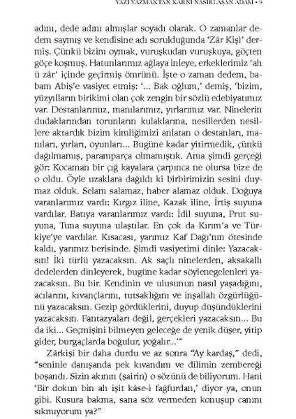 Yazı Yazmaktan Karnı Nasırlaşan Adam / Refik Özdek fırsatları