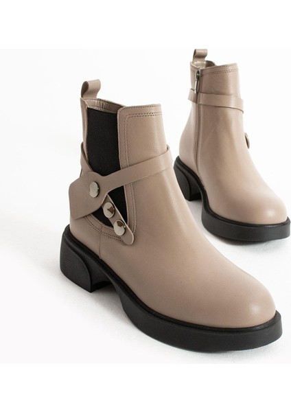 Kadın Hakiki Deri Bot Vizon modelleri