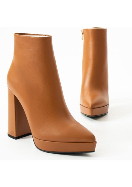 Kadın Bej Deri Platform Bot fiyatları