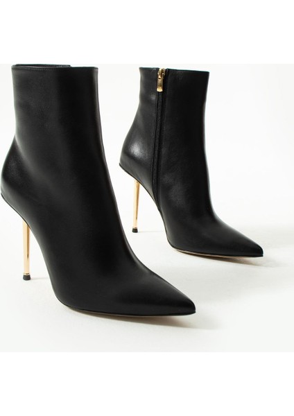 Kadın Hakiki Deri Bot Siyah modelleri