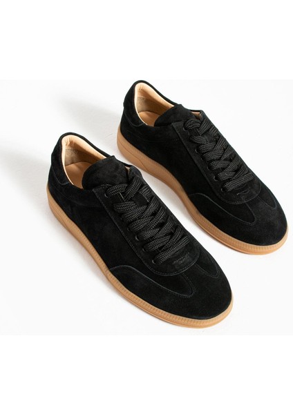 Kadın Hakiki Deri Sneaker Siyah