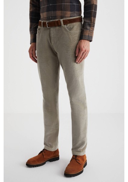 Kaşmir Pamuk Karışım 5 Cep Camel Pantolon fırsatları