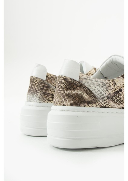 Kadın Deri Sneaker Yılan