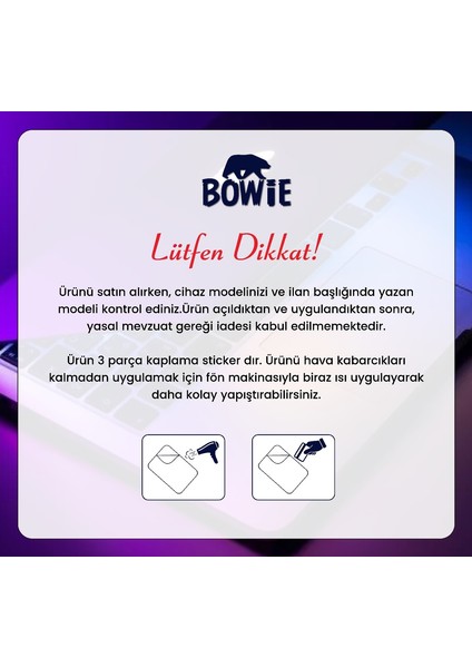 Macbook Pro 14 Inç 360 Kaplama Koruma Sticker Çizilmez Film Kaplama M1 M2 M3 M4 Serisi Simli Siyah fiyatları