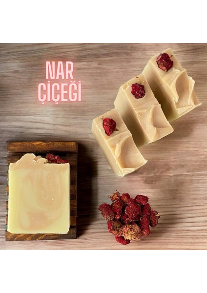 Doğal Sabun Nar Çiçeği 100 Gr