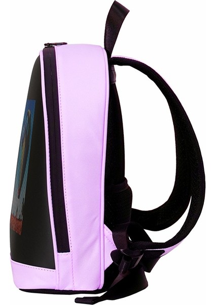 Mini Smart Bag Mor LED Ekranlı Sırt Çantası, Motorcu Çantası fırsatları