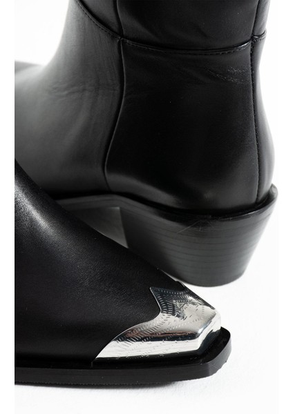 Kadın Hakiki Deri Çizme Siyah modelleri
