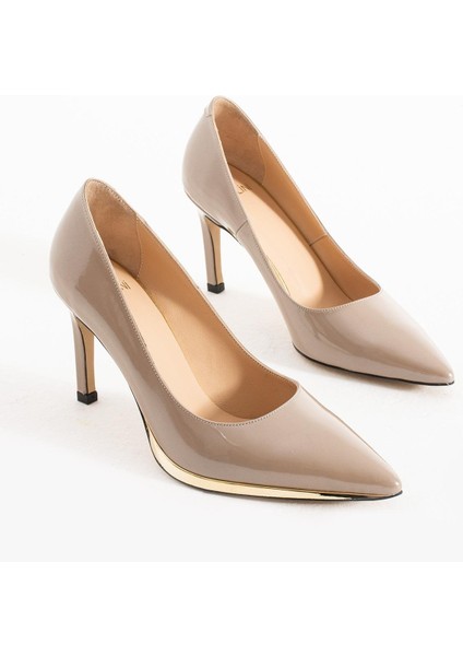 Kadın Deri Stiletto Vizon Rugan fırsatları
