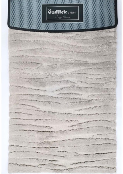 Klozet Takımı Pamuk Yurı Açık Grı 60*100-40*60