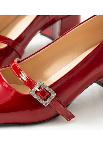 Kadın Deri Ayakkabı Kırmızı fırsatları