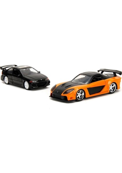 Fast Furious Twin Pack 1:32 Jada Diecast Metal Araba Seti