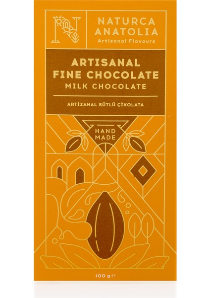 Naturca Sütlü Tablet Çikolata 100 gr
