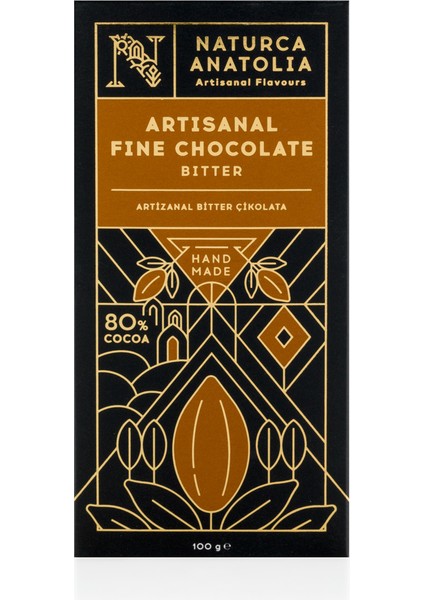 Naturca Bitter Tablet Çikolata 100 gr