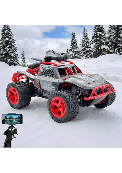 Uzaktan Kumandalı Full Fonksiyon Kameralı Wi-Fi Bağlantılı Fotoğraf Video Çekimli Off-Road Araba