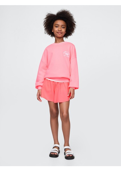 Kız Çocuk Pembe Spor Şort