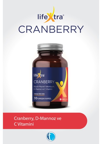 Cranberry 30 Yumuşak Kapsül D-Mannoz