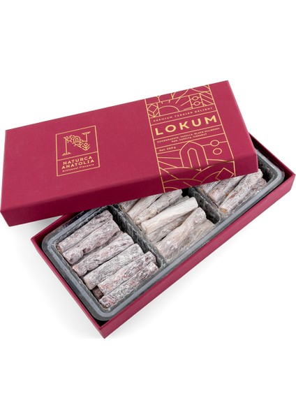 Lokum Mix 250G (Nar, Karadut, Vanilya)