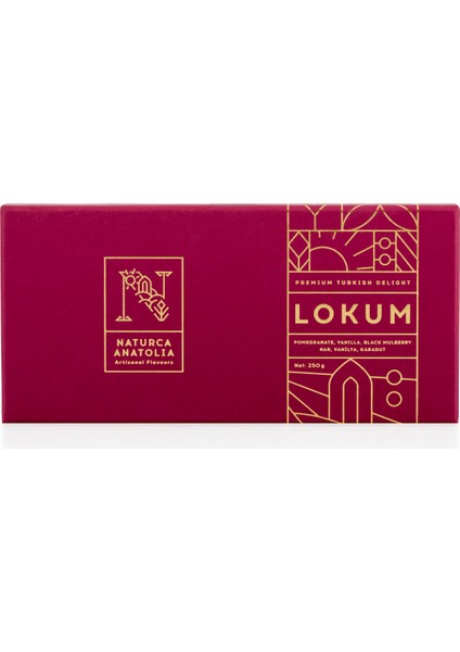 Lokum Mix 250G (Nar, Karadut, Vanilya) modelleri