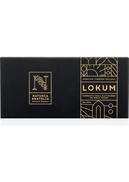 Lokum Mix 250G (Nar, Karadut, Vanilya) fırsatları