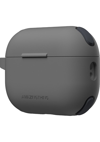 Airpods Pro 2 Uyumlu Amazingthing Airbag Köşe Tasarımlı Omni Serisi Silikon Kapak Siyah fiyatları