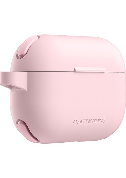 Airpods Pro 2 Uyumlu Amazingthing Airbag Köşe Tasarımlı Omni Serisi Silikon Kapak Pembe fiyatları