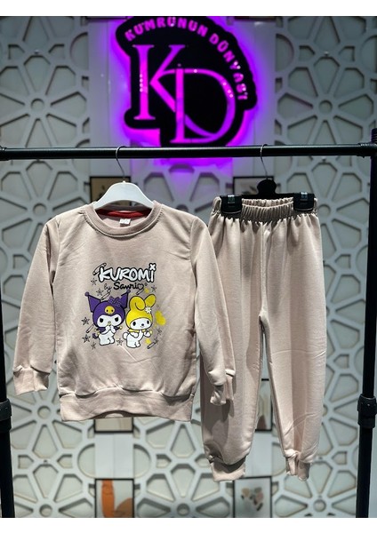 Kuromi Baskılı Mevsimlik Kız Çocuk Alt Üst Takım