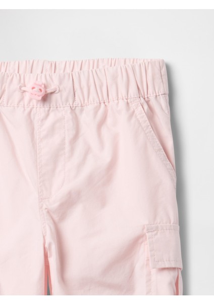 Kız Bebek Pembe Paraşüt Pantolon