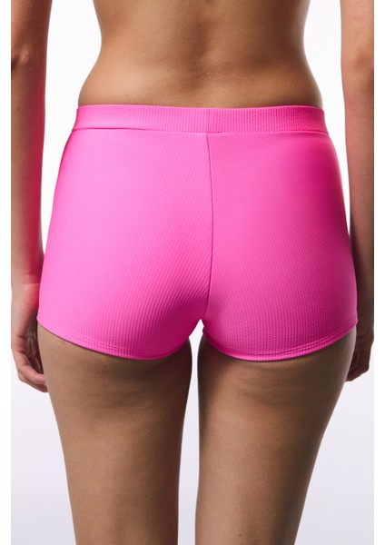 Pembe Pale Boxer Bikini Altı