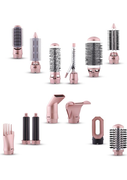TR-6666 Ionic Series Airwrap Multi-Styler Saç Şekillendirici & Kurutma 13IN1 Profesyonel Set