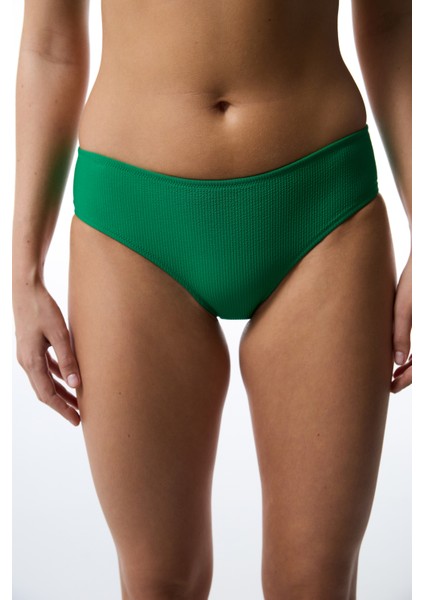 Yeşil Holly Hipster Bikini Altı